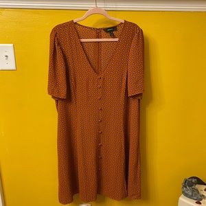 Forever 21 size 3X burnt orange dress